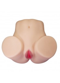 Телесный мастурбатор Julia с 2 любовными каналами - Baile - в Барнауле купить с доставкой