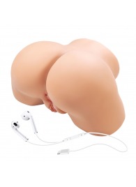 Телесный мастурбатор Olivia с 2 любовными отверстиями - Baile - в Барнауле купить с доставкой