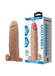 Телесная насадка на пенис Xerxes - 22 см. - Baile - в Барнауле купить с доставкой