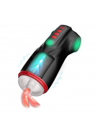 Интерактивный мастурбатор Raven с вакуумом, вибрацией и подсветкой - Shots Media BV - в Барнауле купить с доставкой