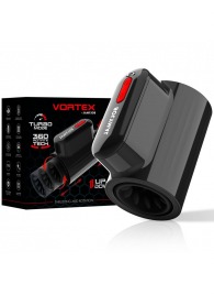 Черный автоматический мастурбатор с режимами поступательных движений и ротации - JAMYJOB - в Барнауле купить с доставкой