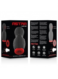 Черно-красный мастурбатор с вибрацией и всасыванием - JAMYJOB - в Барнауле купить с доставкой