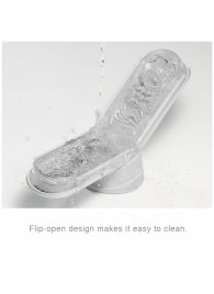 Белый мастурбатор FLIP 0 (ZERO) - Tenga - в Барнауле купить с доставкой