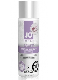 Лубрикант на водной основе для женщин JO AGAPE LUBRICANT ORIGINAL - 60 мл. - System JO - купить с доставкой в Барнауле