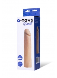 Реалистичная насадка с ярко выраженной головкой - 16,5 см. - A-toys - в Барнауле купить с доставкой Реалистичная насадка с ярко выраженной головкой - 16,5 см. - A-toys - в Барнауле купить с доставкой