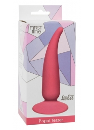 Розовая анальная пробка P-spot Teazer Pink - 12,2 см. - Lola Games - в Барнауле купить с доставкой