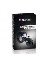 Пояс верности с электростимуляцией Mystim Pubic Enemy No1 Black Edition - MyStim - купить с доставкой в Барнауле