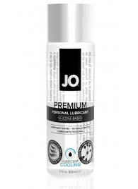 Охлаждающий лубрикант на силиконовой основе JO Personal Premium Lubricant Cooling - 60 мл. - System JO - купить с доставкой в Барнауле