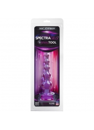 Фиолетовая анальная ёлочка SpectraGels Purple Anal Tool - 17,5 см. - Doc Johnson