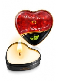 Массажная свеча с нейтральным ароматом Bougie Massage Candle - 35 мл. - Plaisir Secret - купить с доставкой в Барнауле