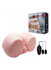 Телесный мастурбатор с двумя любовными тоннелями и вибрацией - Baile - в Барнауле купить с доставкой