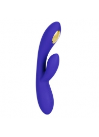 Фиолетовый вибратор с функцией электростимуляции Intimate E-Stimulator Dual Wand - 21,5 см. - California Exotic Novelties - купить с доставкой в Барнауле