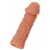 Телесная реалистичная насадка KOKOS Extreme Sleeve 05 с дополнительной стимуляцией - 12,7 см. - KOKOS - в Барнауле купить с доставкой