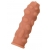 Телесная реалистичная насадка KOKOS Extreme Sleeve 11 с дополнительной стимуляцией - 12,7 см. - KOKOS - в Барнауле купить с доставкой