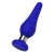 Синяя силиконовая анальная втулка с ограничителем - 10 см. - ToyFa в Барнауле Синяя силиконовая анальная втулка с ограничителем - 10 см. - ToyFa