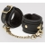 Черные наручники Bound to You Faux Leather Wrist Cuffs - Fifty Shades of Grey - купить с доставкой в Барнауле
