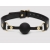 Черный кляп-шар Bound to You Faux Leather Ball Gag - Fifty Shades of Grey - купить с доставкой в Барнауле