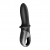 Черный анальный вибратор Hot Passion с функцией нагрева - Satisfyer - в Барнауле купить с доставкой