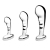 Набор из 3 стальных стимуляторов простаты Stainless Steel P-spot Training Set - b-Vibe - в Барнауле купить с доставкой