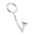 Кольцо на пенис с анальным стимулятором Stainless Steel Anal Hook   Cock Ring - BlueLine - в Барнауле купить с доставкой