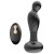 Черный массажер простаты с вибрацей и возвратно-поступательными движениями - Boys of Toys - в Барнауле купить с доставкой