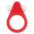 Красное эрекционное кольцо LIT-UP SILICONE STIMU RING 1 RED - Dream Toys - в Барнауле купить с доставкой