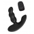 Черный силиконовый стимулятор простаты Levett Nitoc с пультом ДУ - Levett - в Барнауле купить с доставкой
