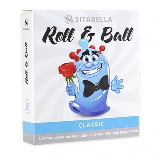 стимулирующий презерватив-насадка Roll   Ball Classic - Sitabella - купить с доставкой в Барнауле