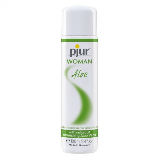 Лубрикант на водной основе pjur WOMAN Aloe - 100 мл. - Pjur - купить с доставкой в Барнауле