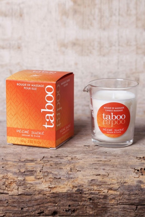 Массажное аромамасло с афродизиаками для женщин RUF Taboo Peche sucre - 60 гр. - RUF - купить с доставкой в Барнауле