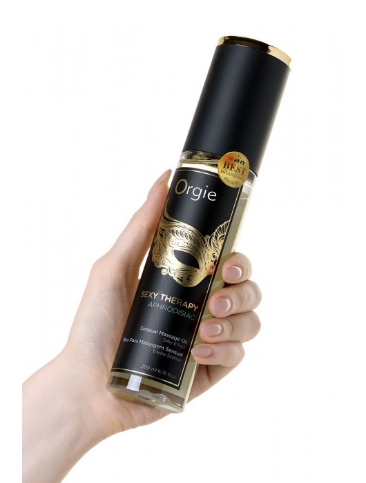 Минеральное массажное масло Orgie Sexy Therapy Afrodisiac - 200 мл. - ORGIE - купить с доставкой в Барнауле