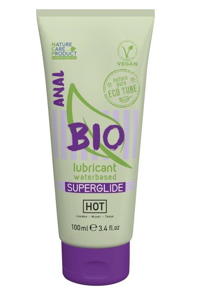 Интимный увлажняющий анальный гель BIO SuperGlide - 100 мл. - HOT - купить с доставкой в Барнауле