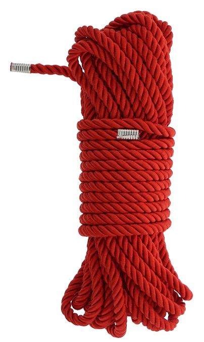 Красная веревка DELUXE BONDAGE ROPE - 10 м. - Dream Toys - купить с доставкой в Барнауле