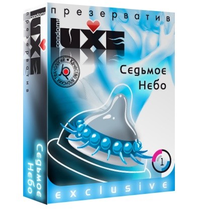 Презерватив LUXE  Exclusive  Седьмое небо  - 1 шт. - Luxe - купить с доставкой в Барнауле