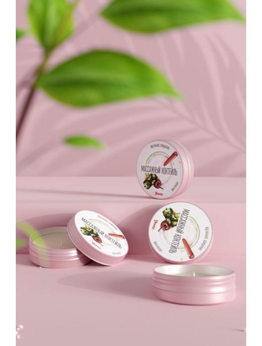 Массажная свеча «Массажный коктейль» с ароматом пина колады - 30 мл. - ToyFa - купить с доставкой в Барнауле