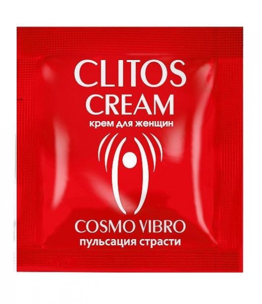 Пробник возбуждающего крема для женщин Clitos Cream - 1,5 гр. - Биоритм - купить с доставкой в Барнауле