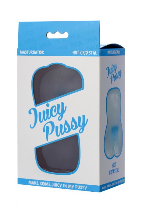 Прозрачный реалистичный мастурбатор Juicy Pussy Hot Crystal - ToyFa - в Барнауле купить с доставкой