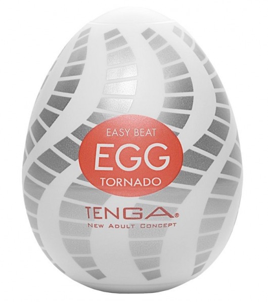 Мастурбатор-яйцо EGG Tornado - Tenga - в Барнауле купить с доставкой