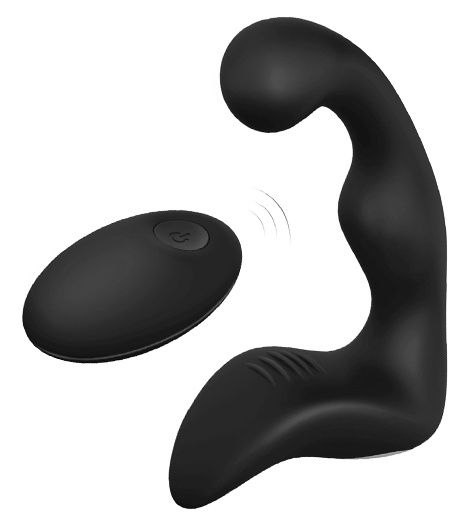 Черный вибромассажер простаты REMOTE BOOTY PLEASER - Dream Toys - в Барнауле купить с доставкой