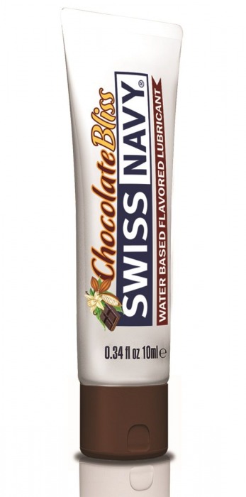 Лубрикант с ароматом шоколада Swiss Navy Chocolate Bliss Lube - 10 мл. - Swiss navy - купить с доставкой в Барнауле