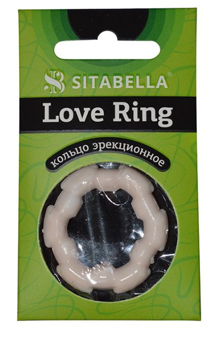 Фигурное эрекционное кольцо из киберкожи - Sitabella - в Барнауле купить с доставкой