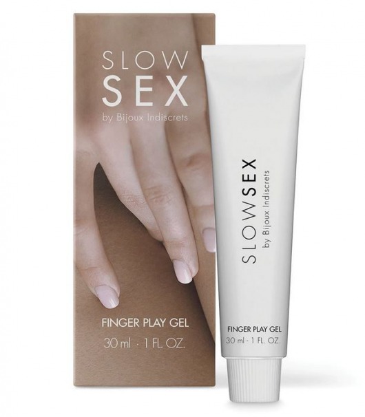 Гель для мастурбации с ароматом кокоса Slow Sex Finger Play Gel - 30 мл. - Bijoux Indiscrets - купить с доставкой в Барнауле