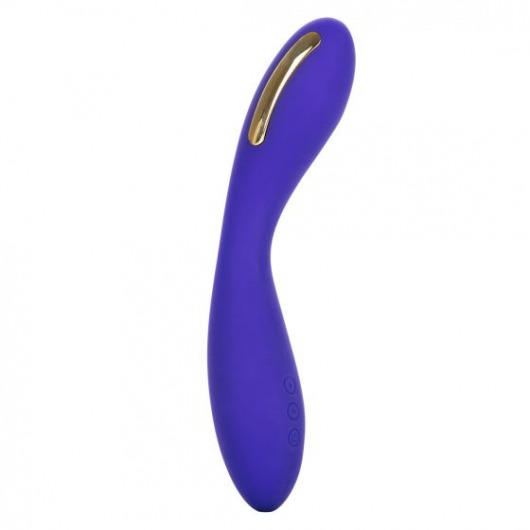 Фиолетовый вибратор с электростимуляцией Intimate E-Stimulator Wand - 21,5 см. - California Exotic Novelties - купить с доставкой в Барнауле