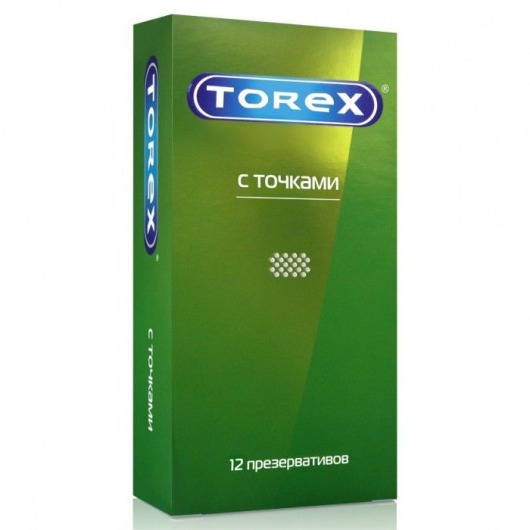 Текстурированные презервативы Torex  С точками  - 12 шт. - Torex - купить с доставкой в Барнауле