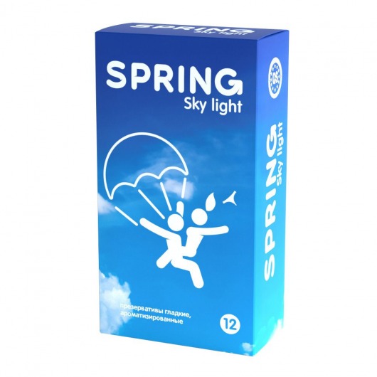 Ультратонкие презервативы SPRING SKY LIGHT - 12 шт. - SPRING - купить с доставкой в Барнауле