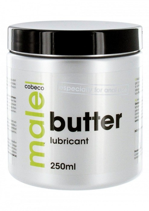 Анальный лубрикант MALE Cobeco Butter Lubricant - 250 мл. - Cobeco - купить с доставкой в Барнауле