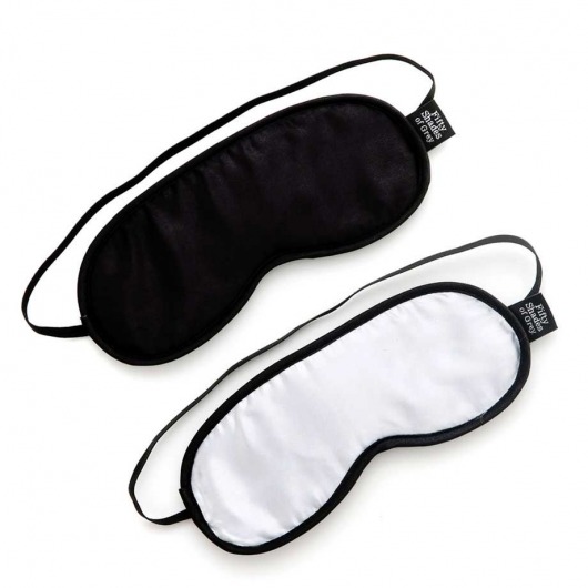 Набор из двух масок на глаза Soft Blindfold Twin Pack - Fifty Shades of Grey - купить с доставкой в Барнауле