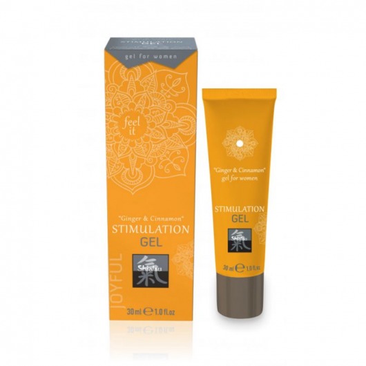 Возбуждающий интимный гель STIMULATION GEL Ginger   Cinnamon - 30 мл. - Shiatsu - купить с доставкой в Барнауле