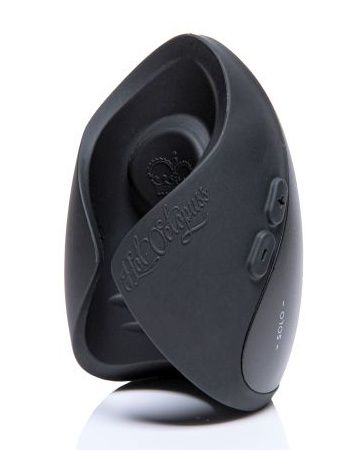 Черный инновационный мужской вибратор PULSE SOLO ESSENTIAL - Hot Octopuss - в Барнауле купить с доставкой