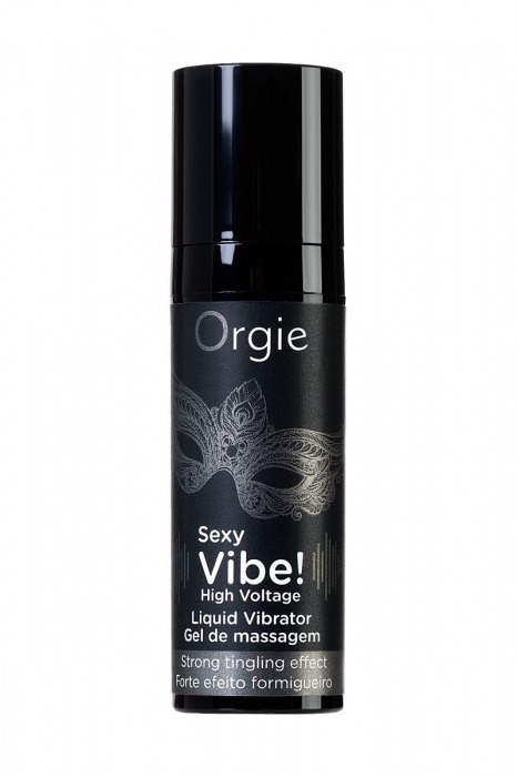 Гель для массажа ORGIE Sexy Vibe High Voltage с эффектом вибрации - 15 мл. - ORGIE - купить с доставкой в Барнауле